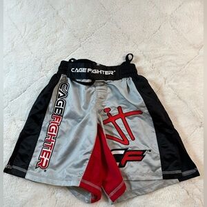 Cage Fighter youth medium M Jordan Trained MMA authentic shorts